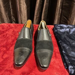 NWOT Johny Weber leather and Suede men shoes n